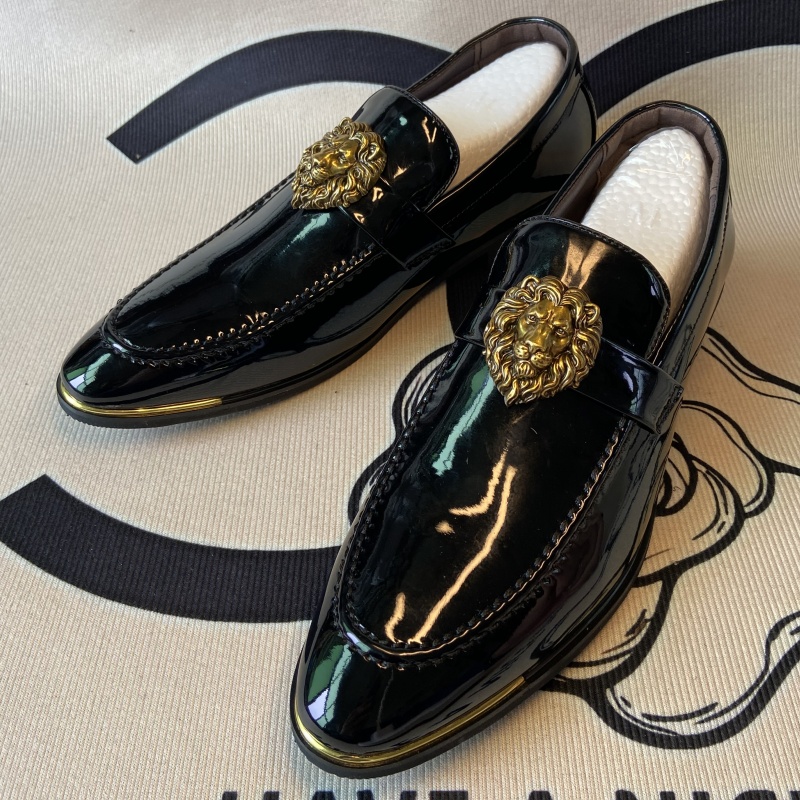 Patent Leather Shine - NLSCGZM Original Schuhe Marke Hochzeitskleid Loafer