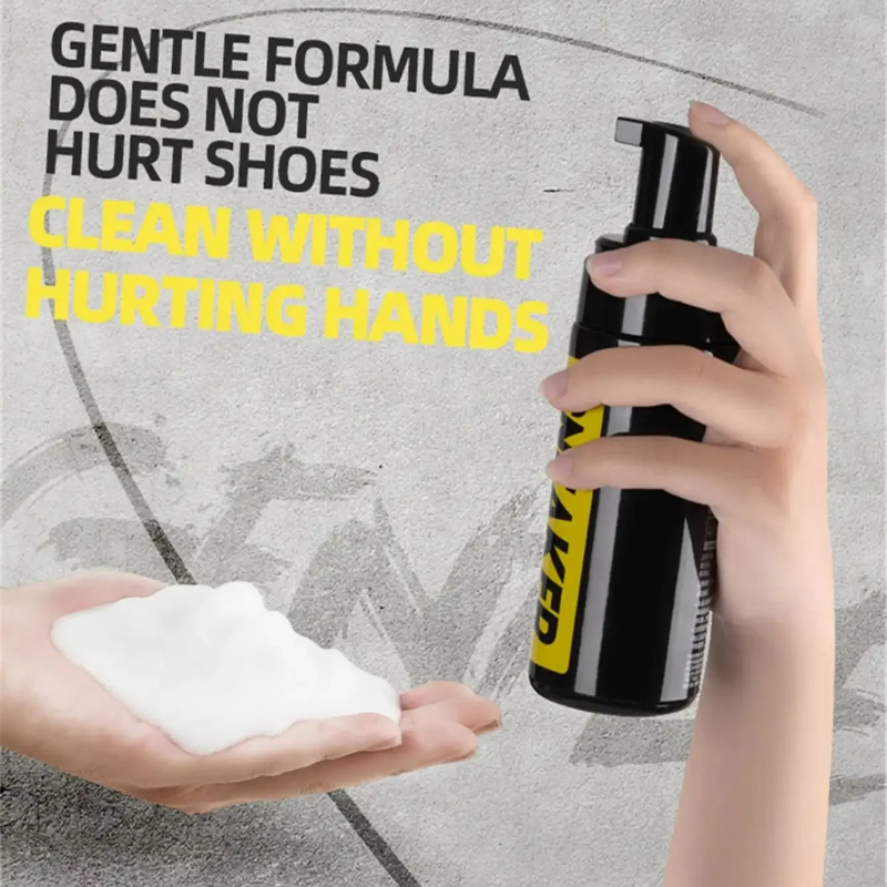 Sneaker Cleaning Kit - Sportschuh-Schaum-Reinigungsset, Trockenreinigungsspray für Leder, Wildleder, Nubuk,