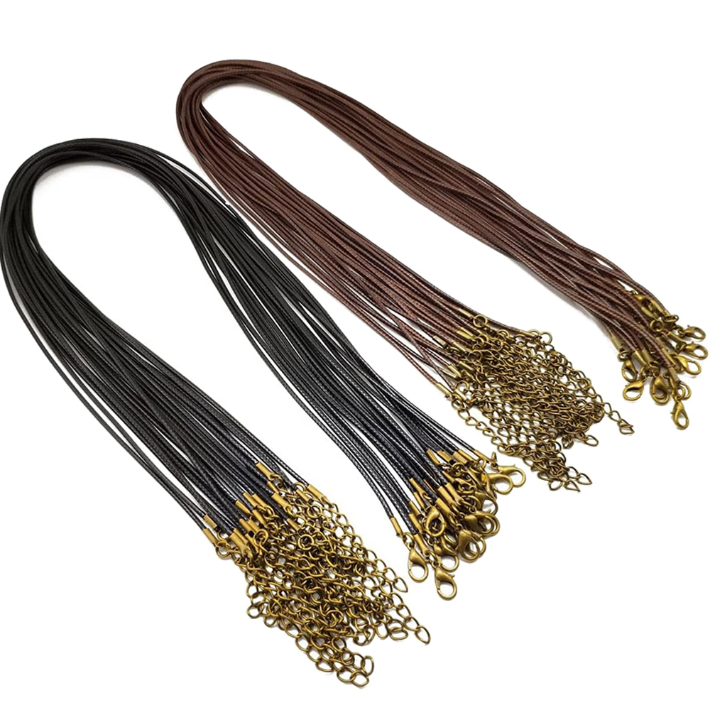 Patent Leather Shine - 20 Stück 45 cm braun gewachste
