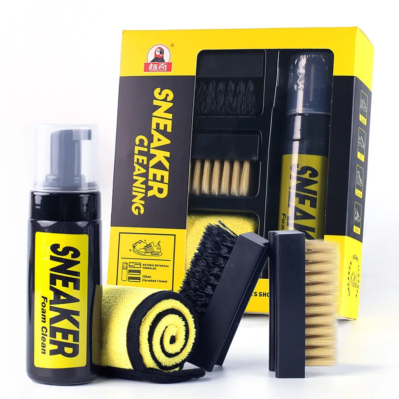 Sneaker Care Suede - Wasserfreier Schaumstoff-Sneaker-Reiniger, 150 ml, Schuhreiniger, Schaumstoff-Trockenreinigungsanzug,