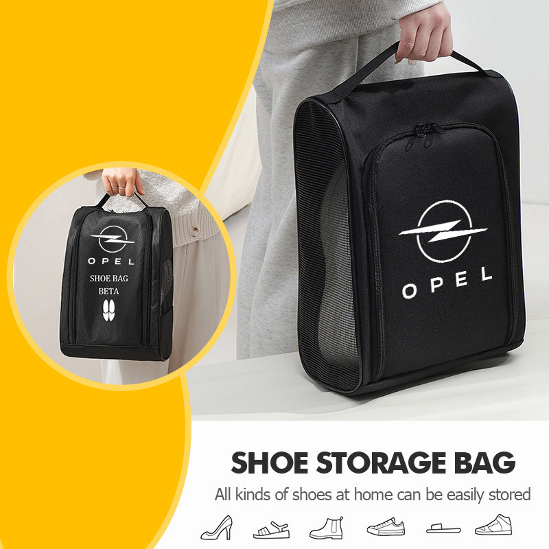 Sneaker Care Shoe Box - Für Opel Auto-Logo Sneaker-Aufbewahrungstasche Reise-Ausflug Schuhaufbewahrungstool