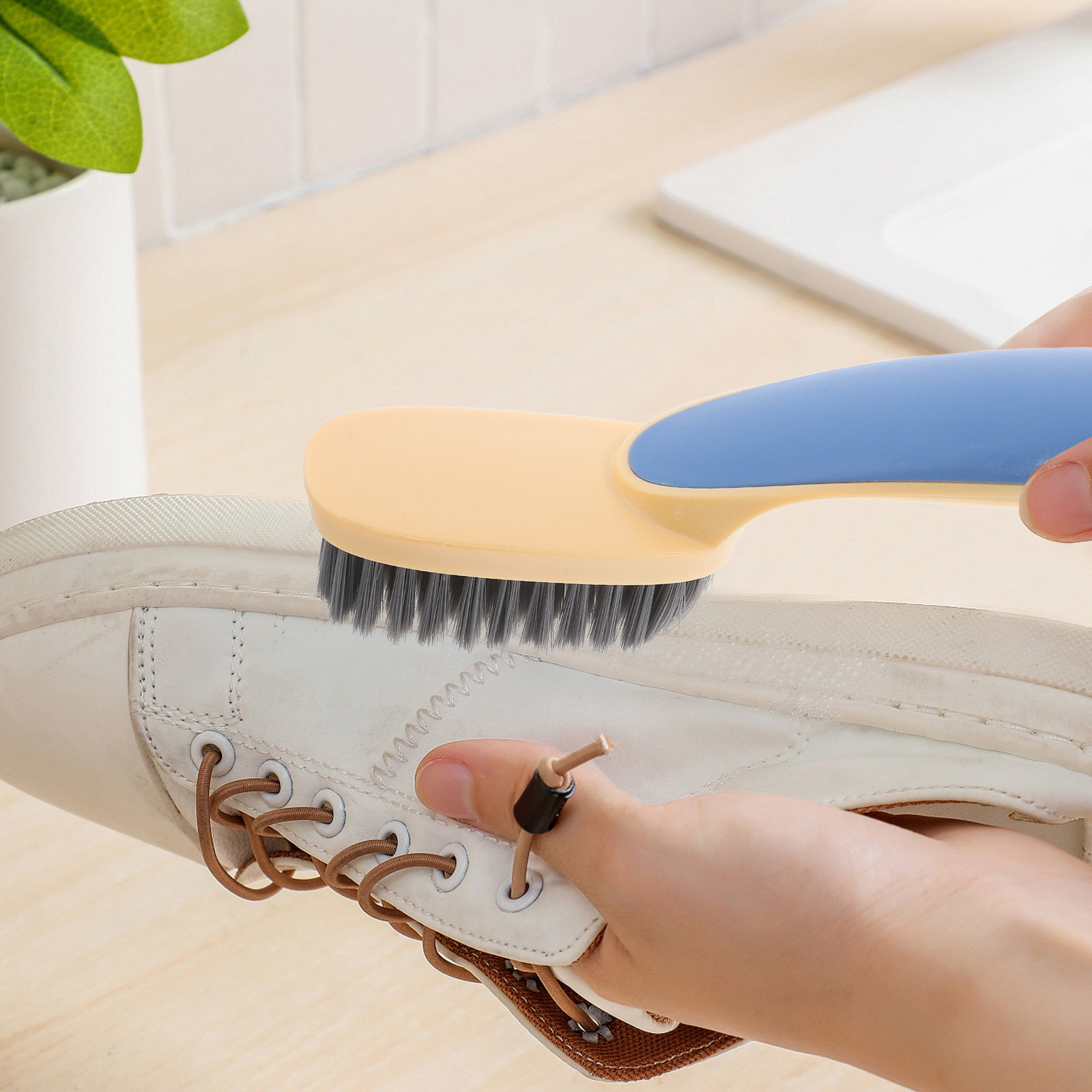 Sneaker Care Laundry - 2-teiliges Schuhreinigungsbürsten-Set mit weichen Borsten, Mehrzweck-Wäschebürste