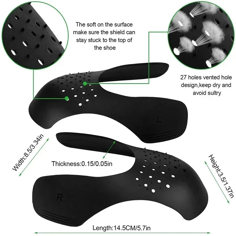 4 Stück Anti-Knitter-Schuhprot – Sneaker Crease Bewertung und Preis
