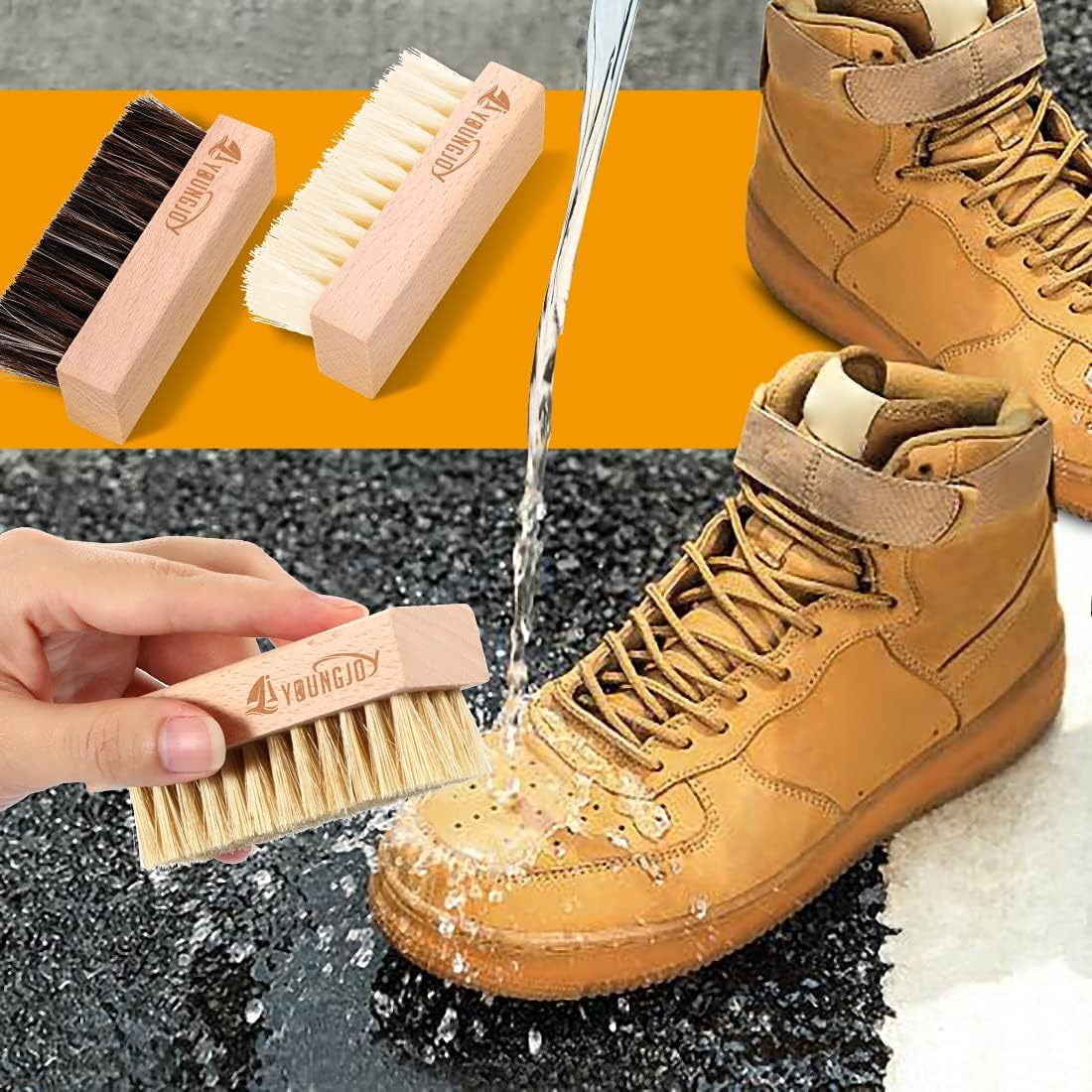 YoungJoy 3-teiliges Doppelseit – Sneaker Cleaning Kit Bewertung und Preis