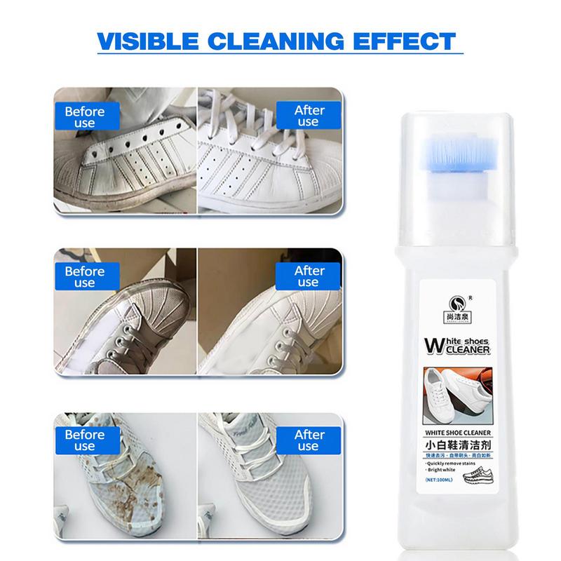 100ml tragbare weiße Schuh rei – Sneaker Cleaning Kit Bewertung und Preis