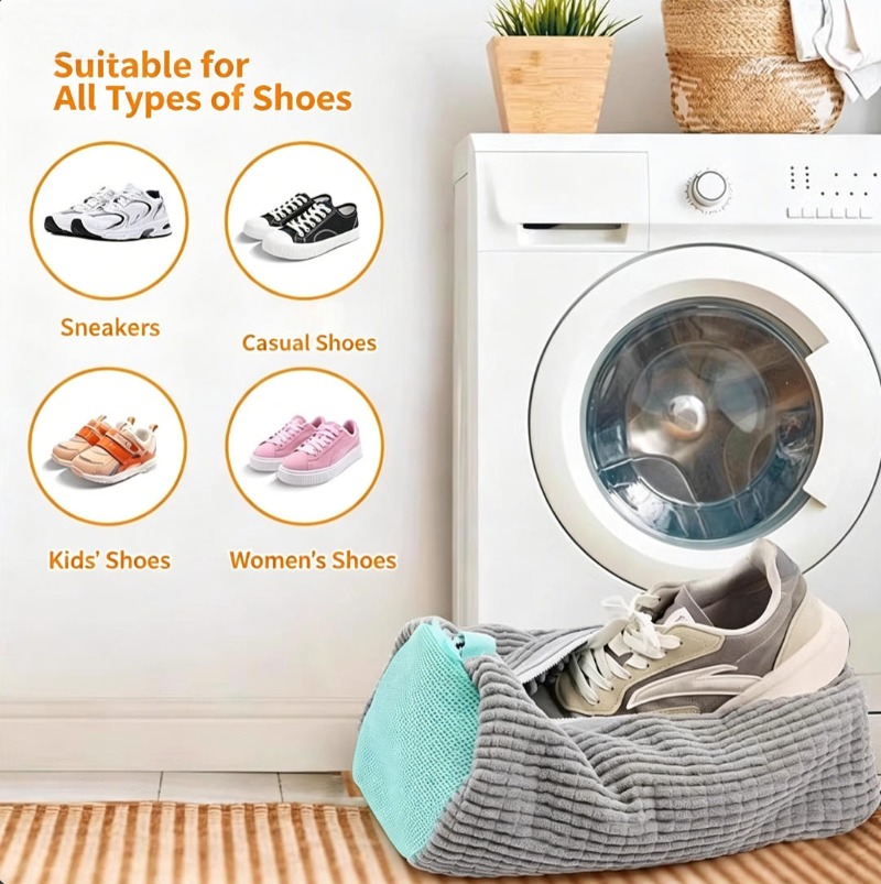 Neuer Chenille-Schuhwaschbeute – Sneaker Care Laundry Bewertung und Preis