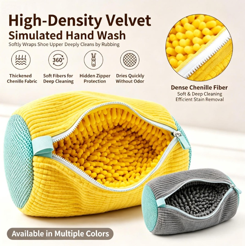 Neuer Chenille-Schuhwaschbeute – Sneaker Care Laundry Bewertung und Preis